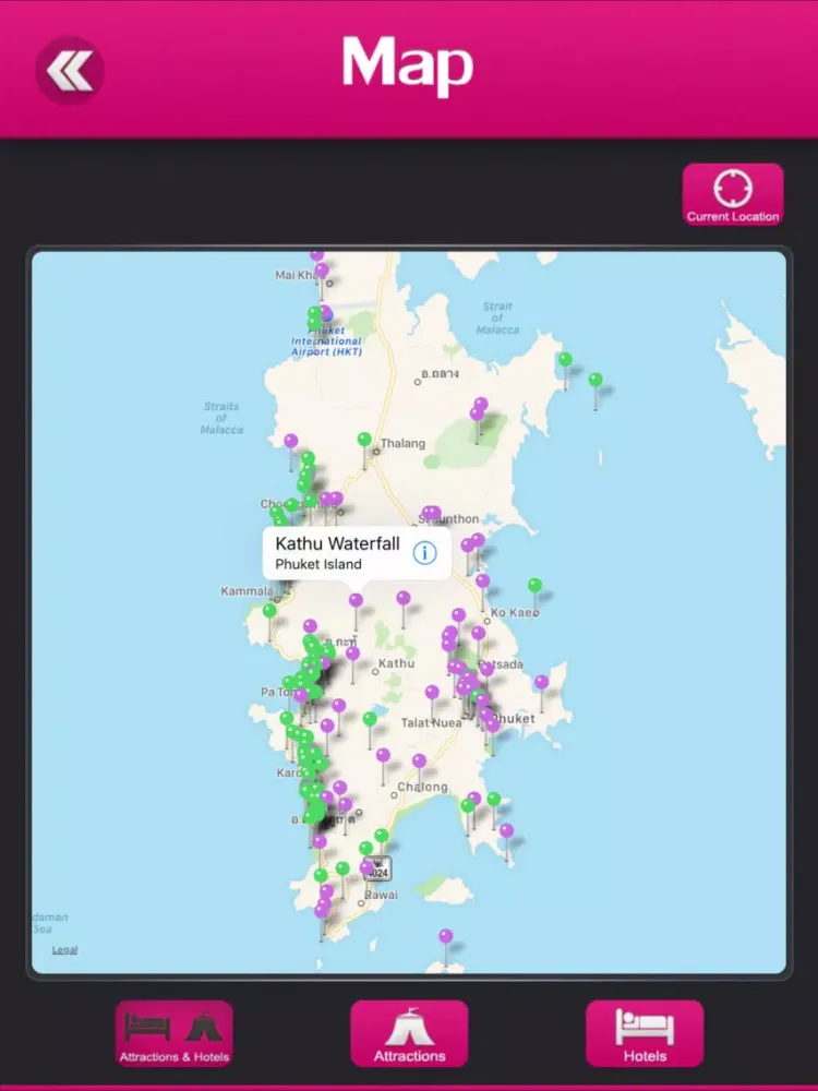 Phuket Island Offline Travel Guide - Travel Buddy iPad  스크린샷