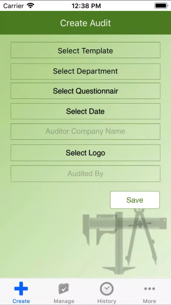Capturas de tela do 5s Audit - Lean tools, Kaizen