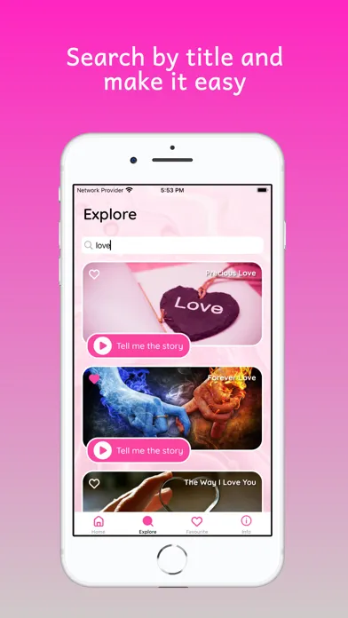 Capturas de pantalla de iLove Poems