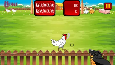 Run Chicken Run - Chicken Shooter Game স্ক্রিনশট