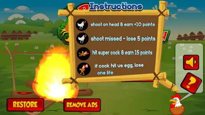 Run Chicken Run - Chicken Shooter Game স্ক্রিনশট