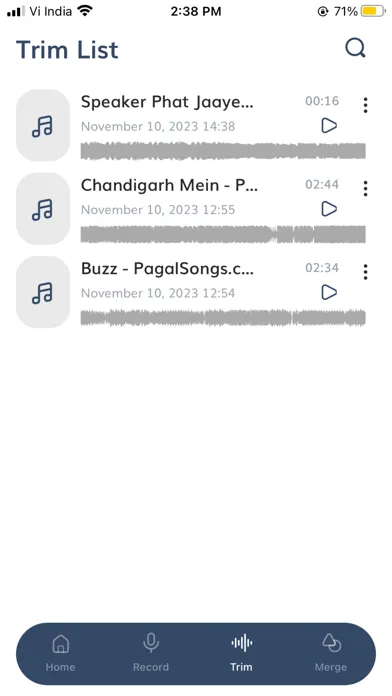 ShareApp - Audio Editors স্ক্রিনশট