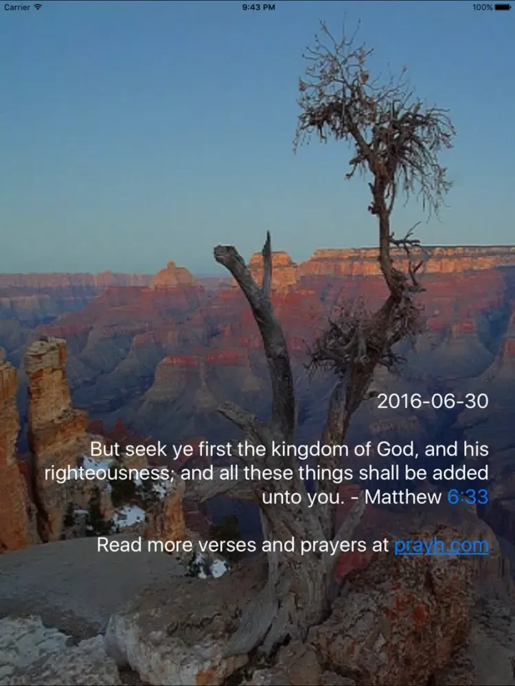 Captures d'écran de Free Daily Bible Verses & Scriptures iPad 