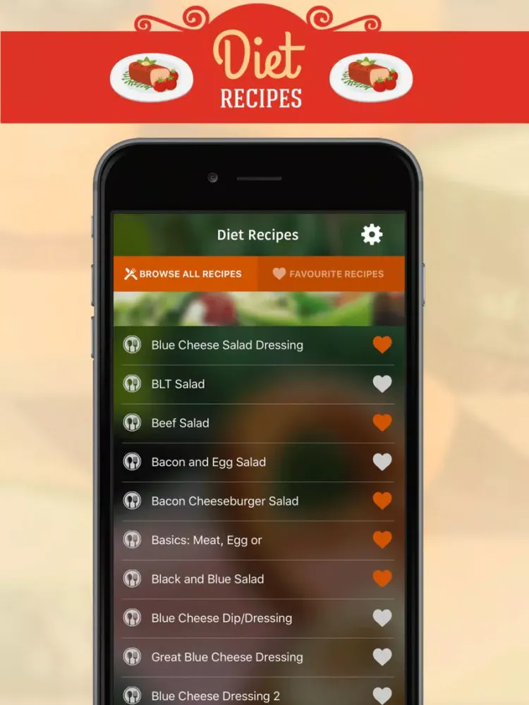 Capturas de pantalla de Diet Recipes iPad 