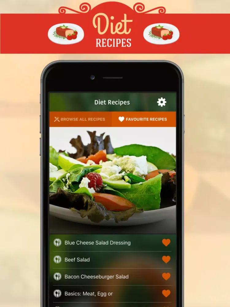 Capturas de pantalla de Diet Recipes iPad 
