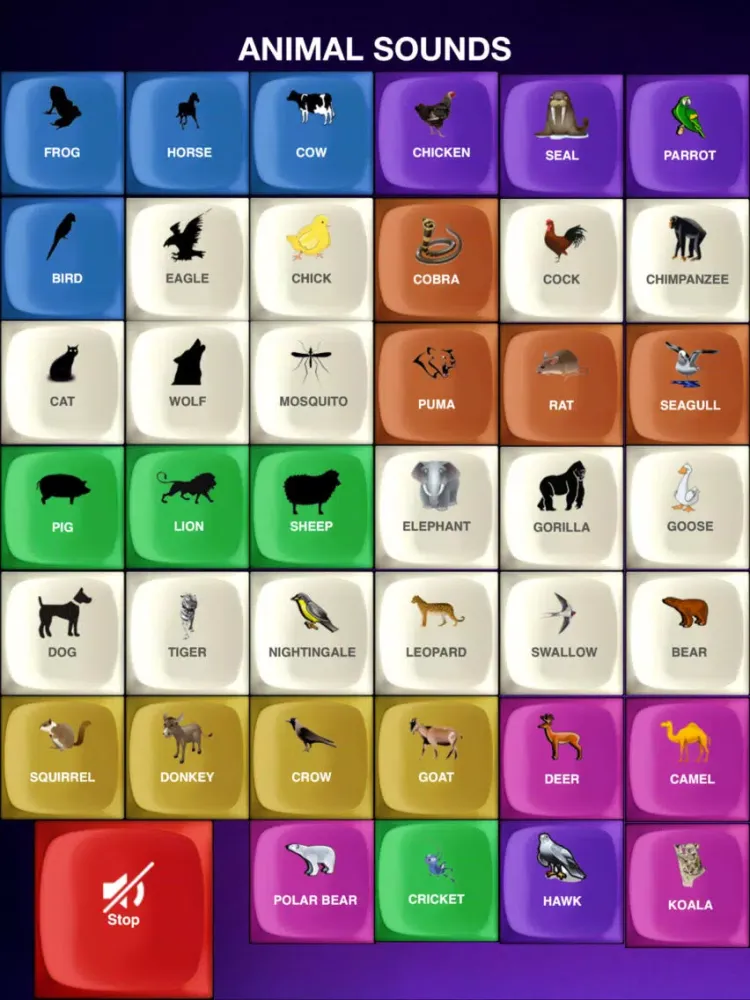 Zrzuty ekranu Animal Sounds for Baby ® iPad 
