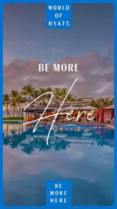 Captures d'écran de World of Hyatt