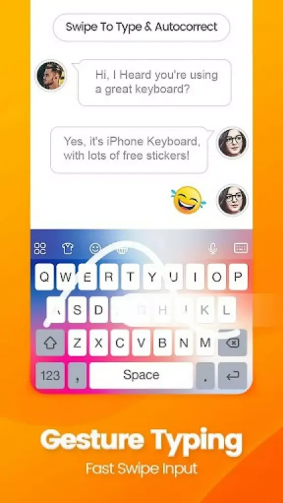 Zrzuty ekranu IPhone keyboard