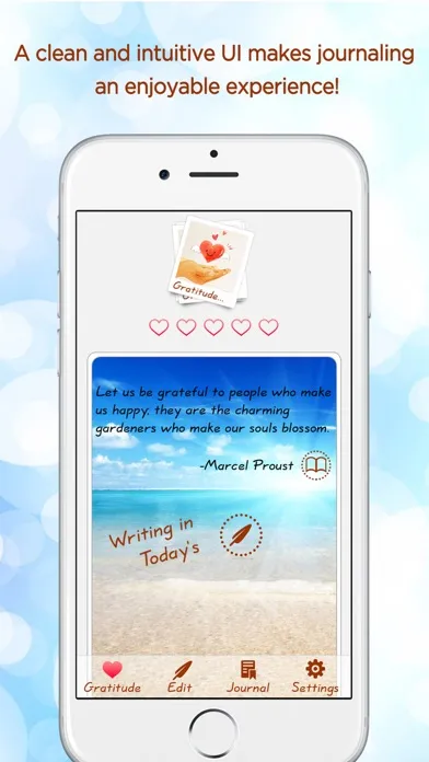 Tangkapan skrin Gratitude Journal - The Life-changing App