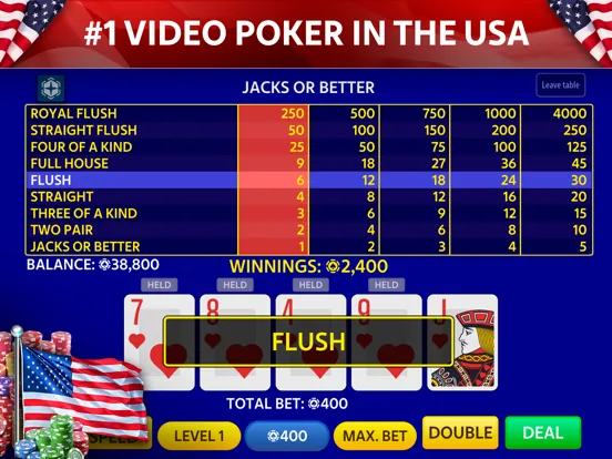 Captures d'écran de Video Poker by Pokerist iPad 