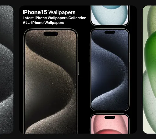 Capturas de pantalla de Wallpaper for iphone 15