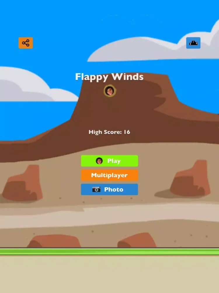 Capturas de pantalla de Flappy Winds Online - Heroes of the Tumbleweed iPad 