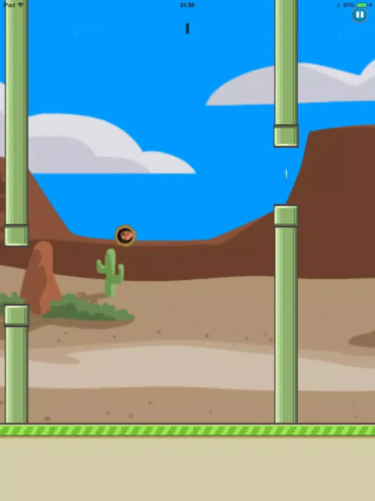 Capturas de pantalla de Flappy Winds Online - Heroes of the Tumbleweed iPad 