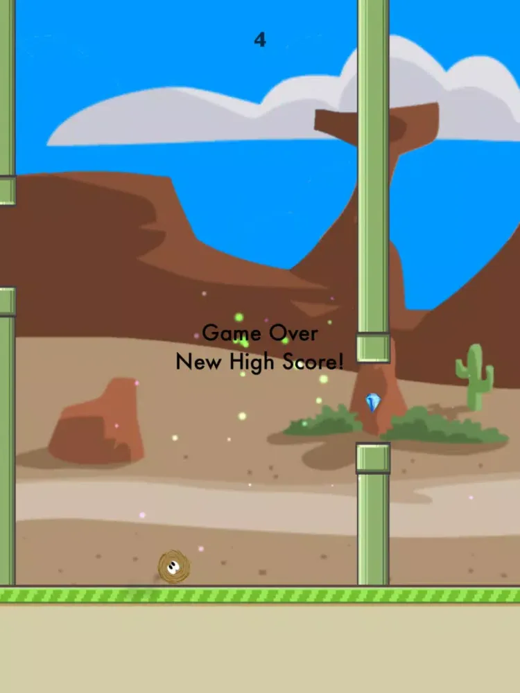 Capturas de pantalla de Flappy Winds Online - Heroes of the Tumbleweed iPad 