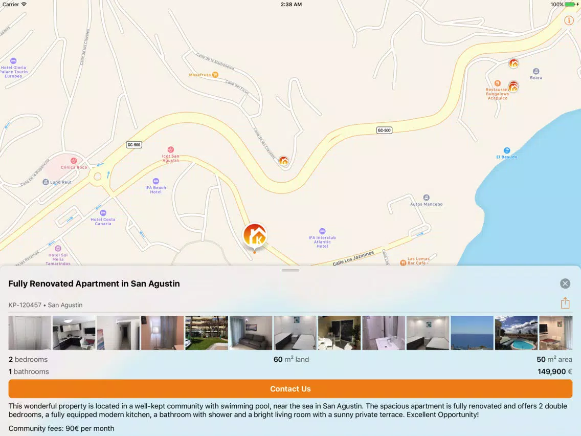Krips Real Estate Gran Canaria iPad  Ekran Görüntüleri