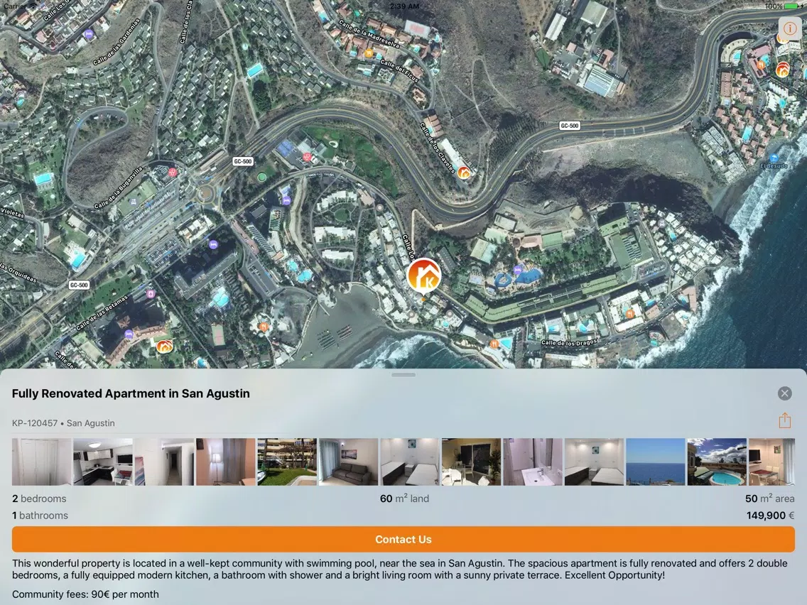 Krips Real Estate Gran Canaria iPad  Ekran Görüntüleri