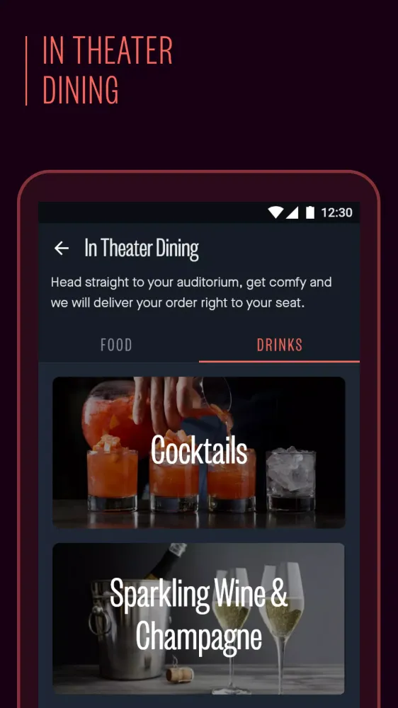 Ảnh chụp màn hình của IPIC Theaters
