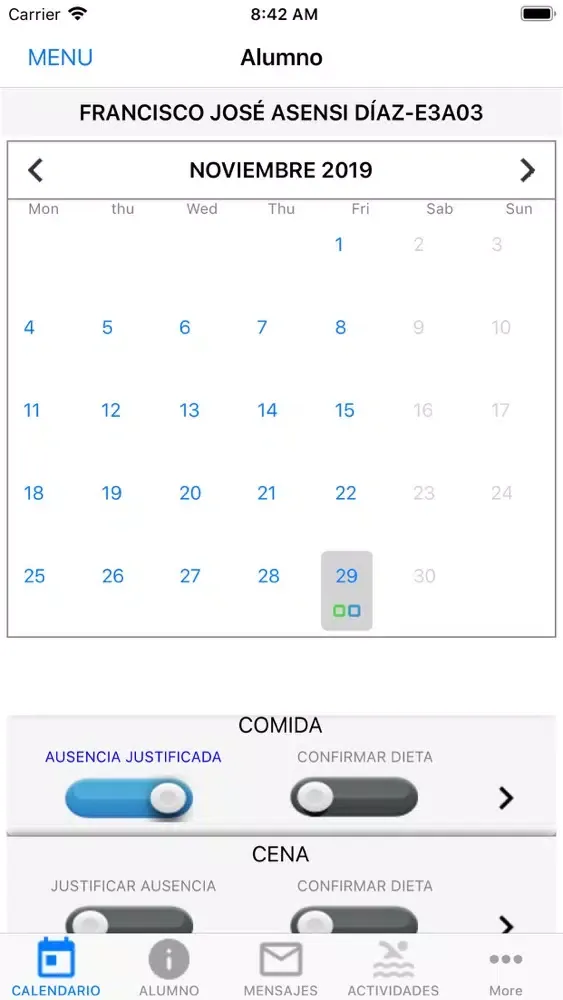 Comocomen Familias Screenshots