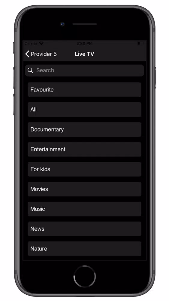 iTV Player Ekran Görüntüleri