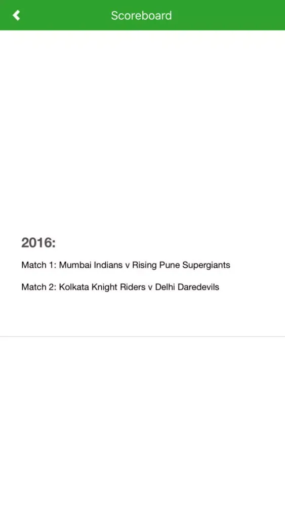 IPL Cricket Schedule India 스크린샷