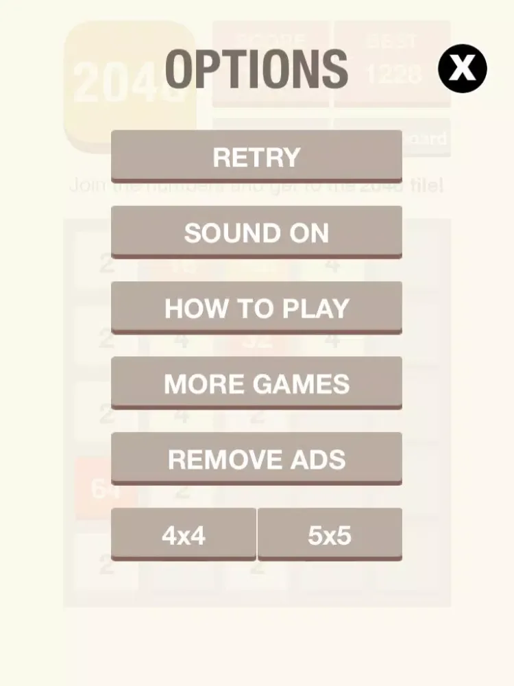 2048 - Crush Puzzle iPad 应用截图