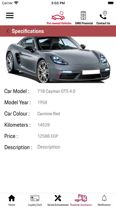 Porsche Centre Egypt سکرین شاٹس