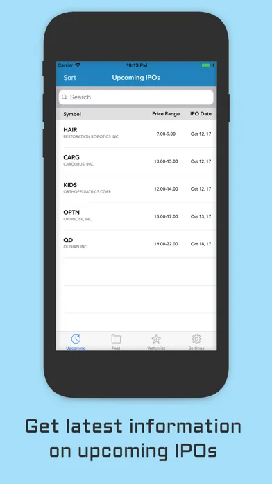 IPO Calendar স্ক্রিনশট