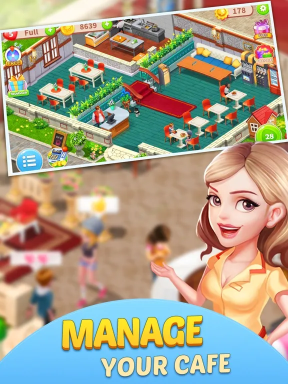 Dream Cafe-Match 3 Crush iPad  Screenshots