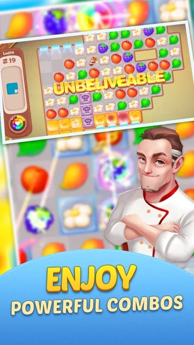 Dream Cafe-Match 3 Crush Screenshots
