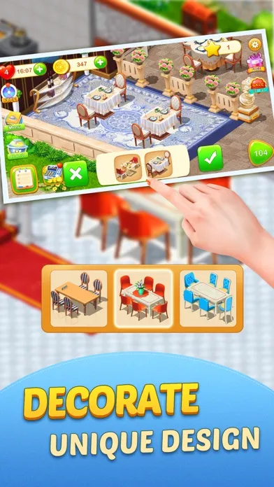 Dream Cafe-Match 3 Crush Screenshots