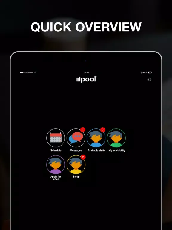 ipool Employee iPad  スクリーンショット