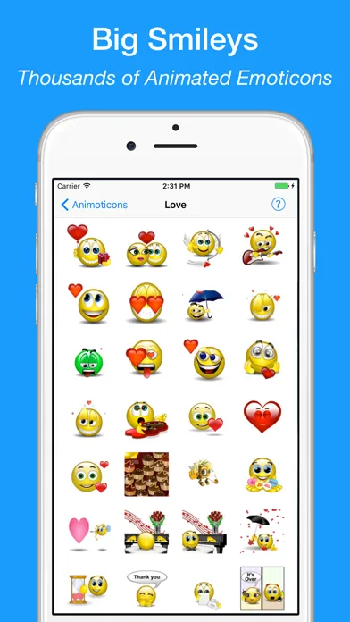 Zrzuty ekranu Adult 3D Emoticons Stickers