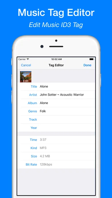 Tangkapan layar Cloud Music Player for Clouds