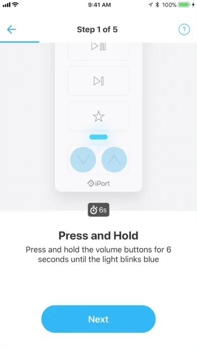 Ảnh chụp màn hình của iPort Connect