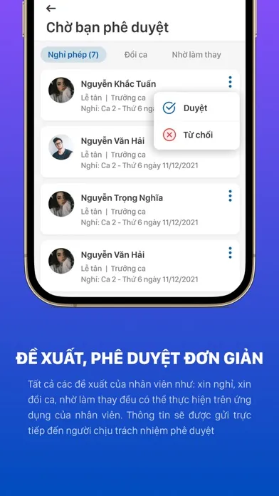 HRM Nhân Viên Screenshots