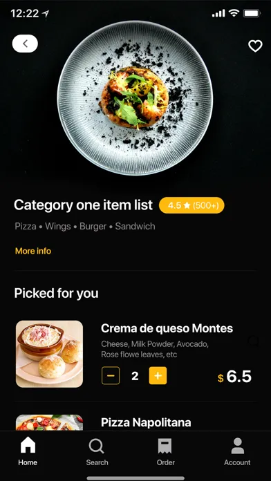 Captures d'écran de iPos Eats