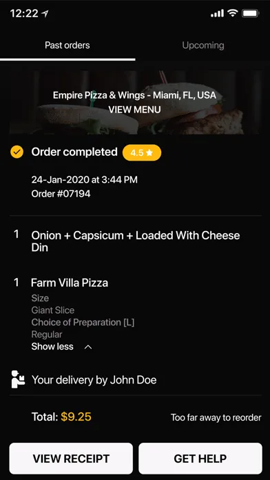 Captures d'écran de iPos Eats