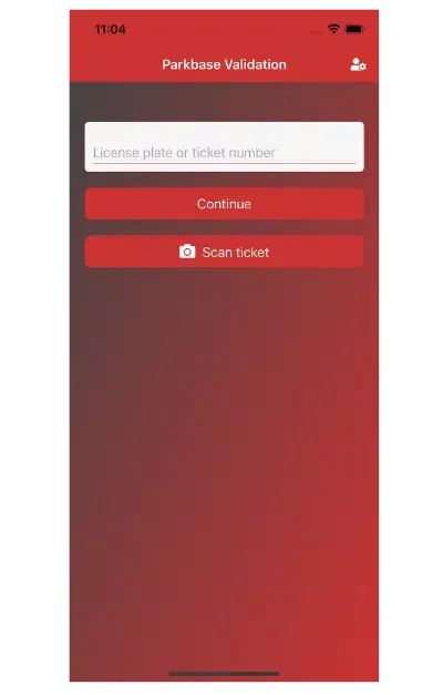 Parkbase - Validation Screenshots