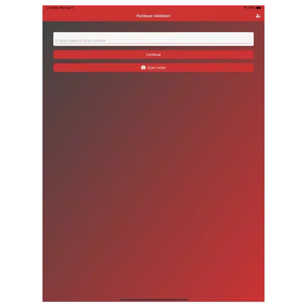 Parkbase - Validation Screenshots