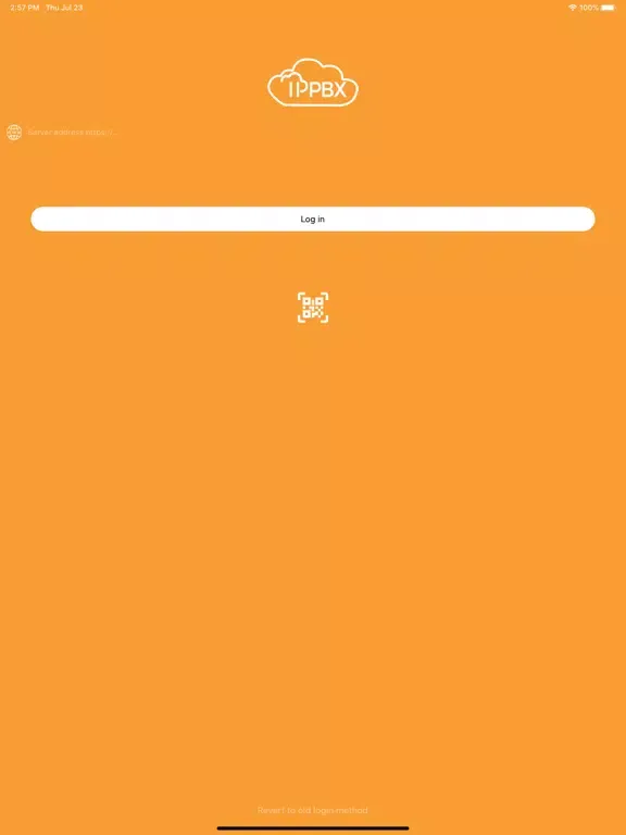 Capturas de tela do IPPBX Cloud iPad 