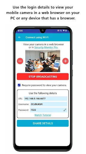 IP Phone Camera Ekran Görüntüleri