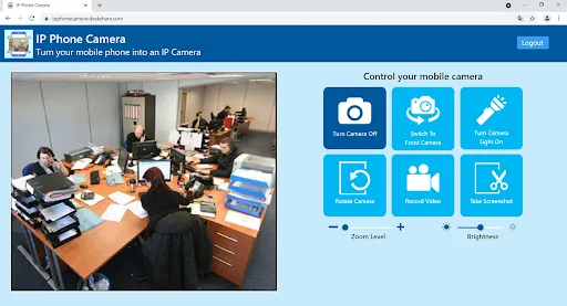 IP Phone Camera Ekran Görüntüleri