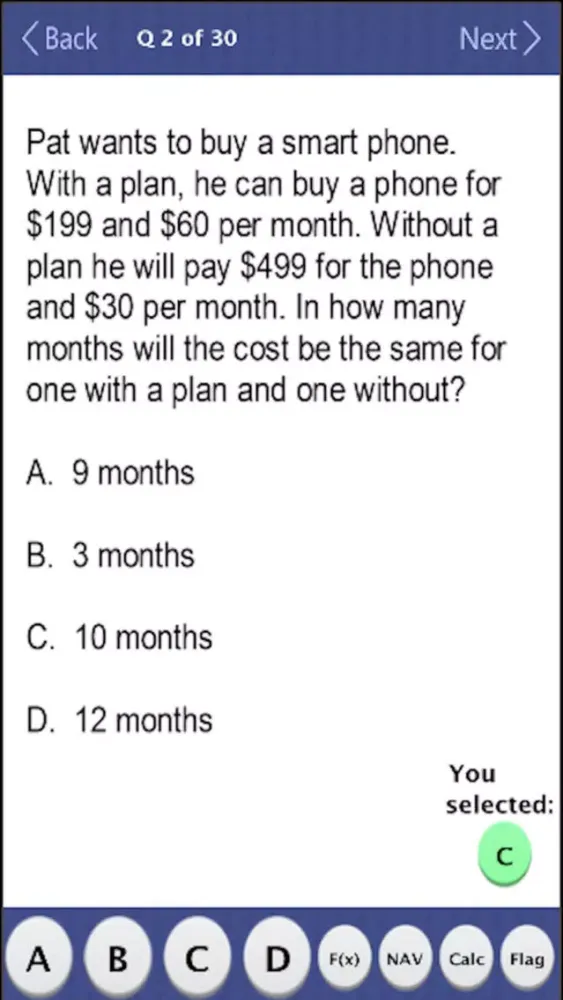 تصاویر FL FAS Algebra I Practice Test