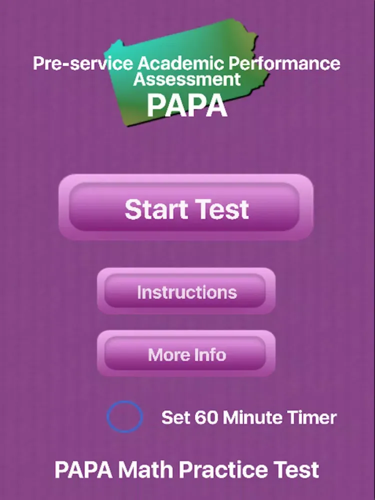 Zrzuty ekranu PAPAmath Practice Test iPad 