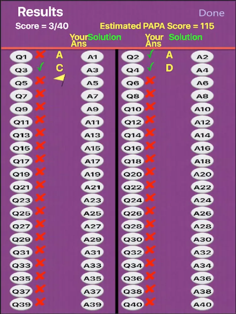 Zrzuty ekranu PAPAmath Practice Test iPad 