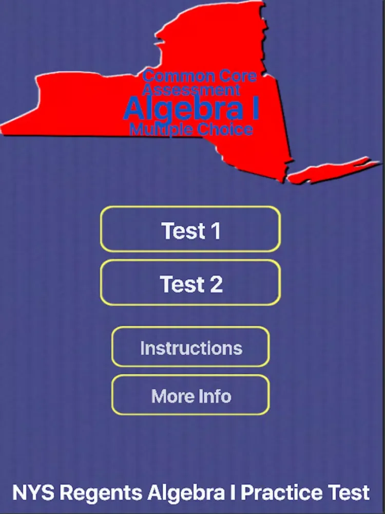 Screenshot di NY Regents Alg I Practice Test iPad 
