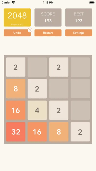 Screenshot di 2048 Number Puzzle Game +