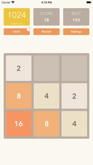 Screenshot di 2048 Number Puzzle Game +