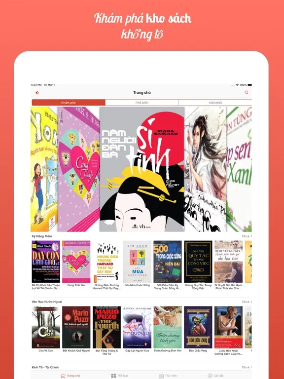 Ebook Reader - Sách Hay Online iPad  Ekran Görüntüleri
