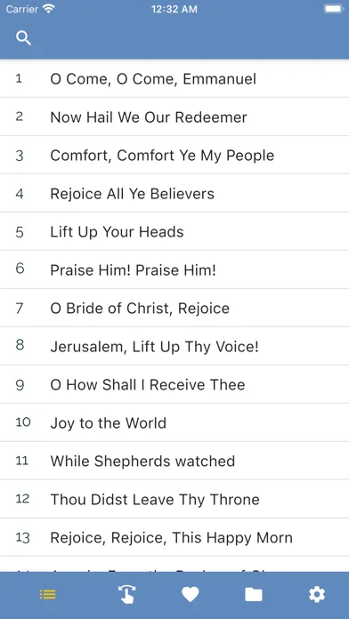 Zrzuty ekranu Hymns and Songs of Zion
